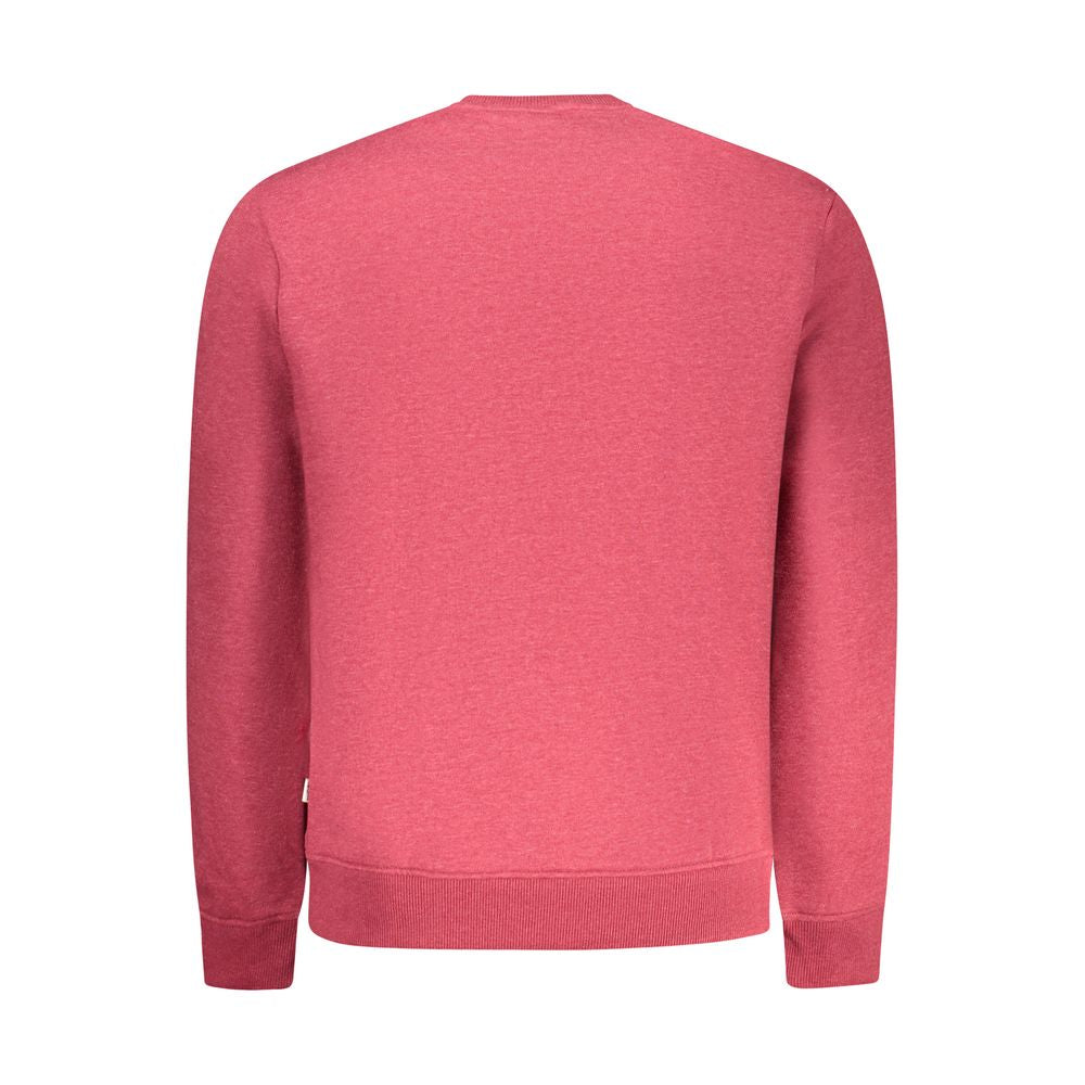 Pepe Jeans Rosso Cotton Men Sweatshirt - Luxe Nova