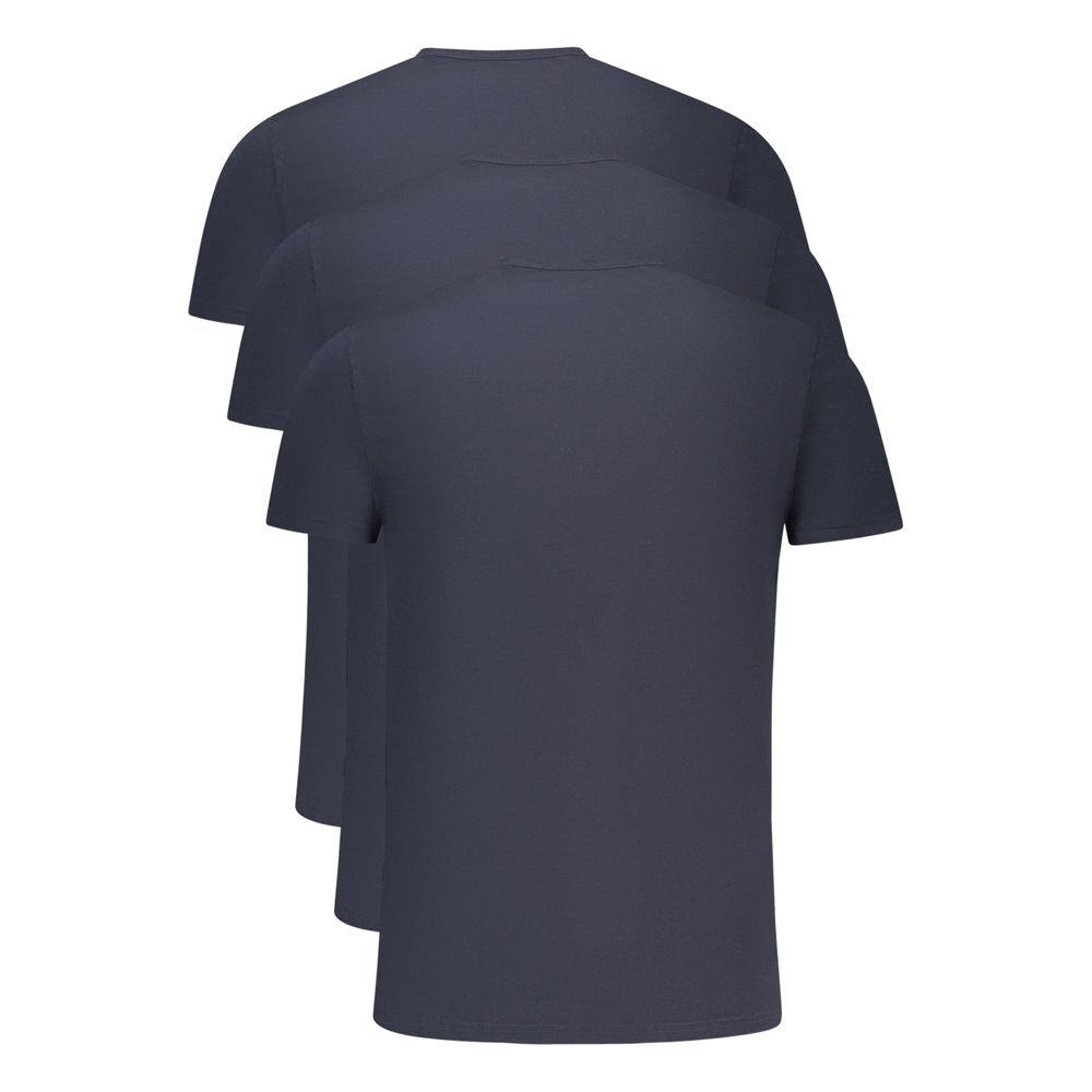 Tommy Hilfiger Blu Cotton Men T-Shirt - Luxe Nova