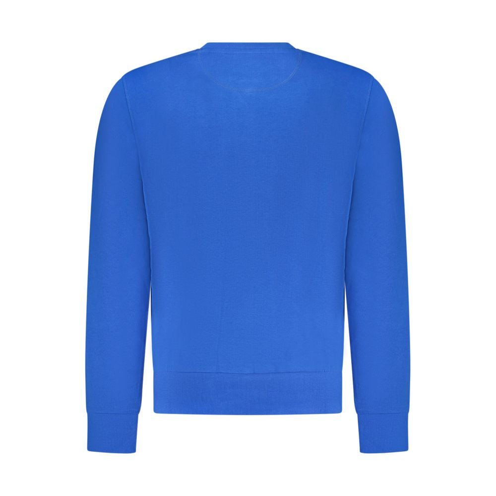 North Sails Blue Cotton Men Sweatshirt - Luxe Nova