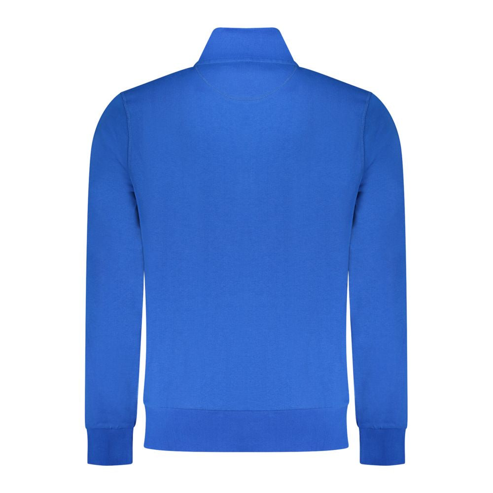 North Sails Blue Cotton Men Sweatshirt - Luxe Nova