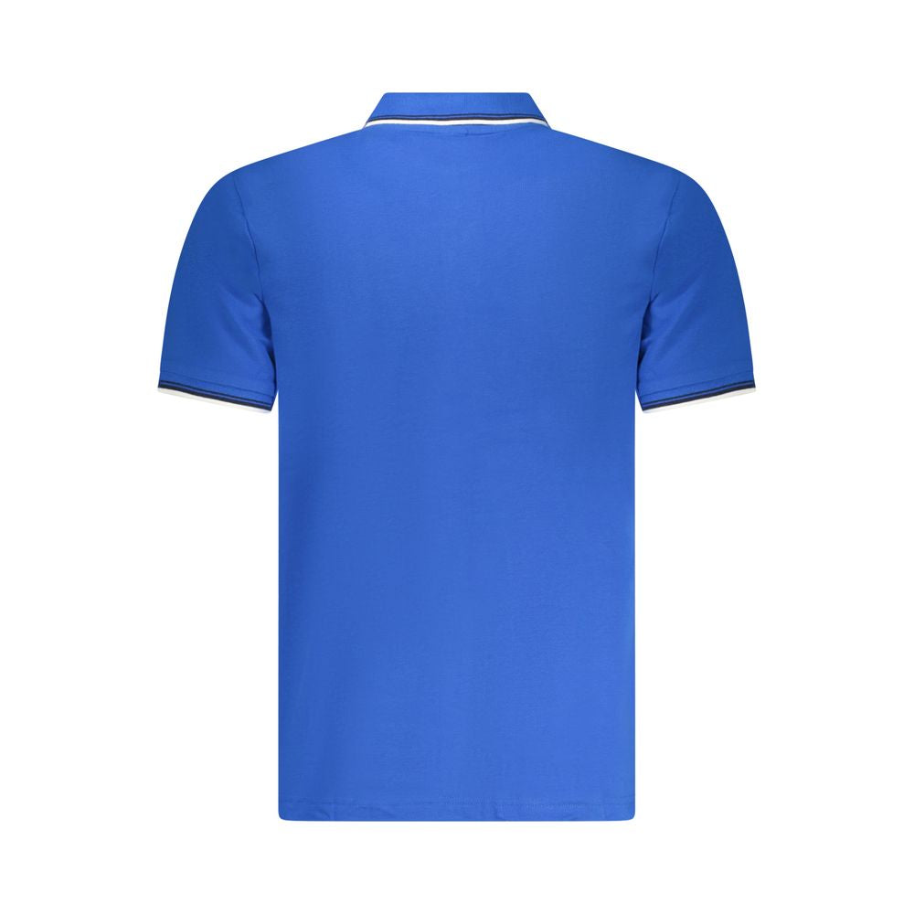North Sails Blue Cotton Men Polo Shirt - Luxe Nova