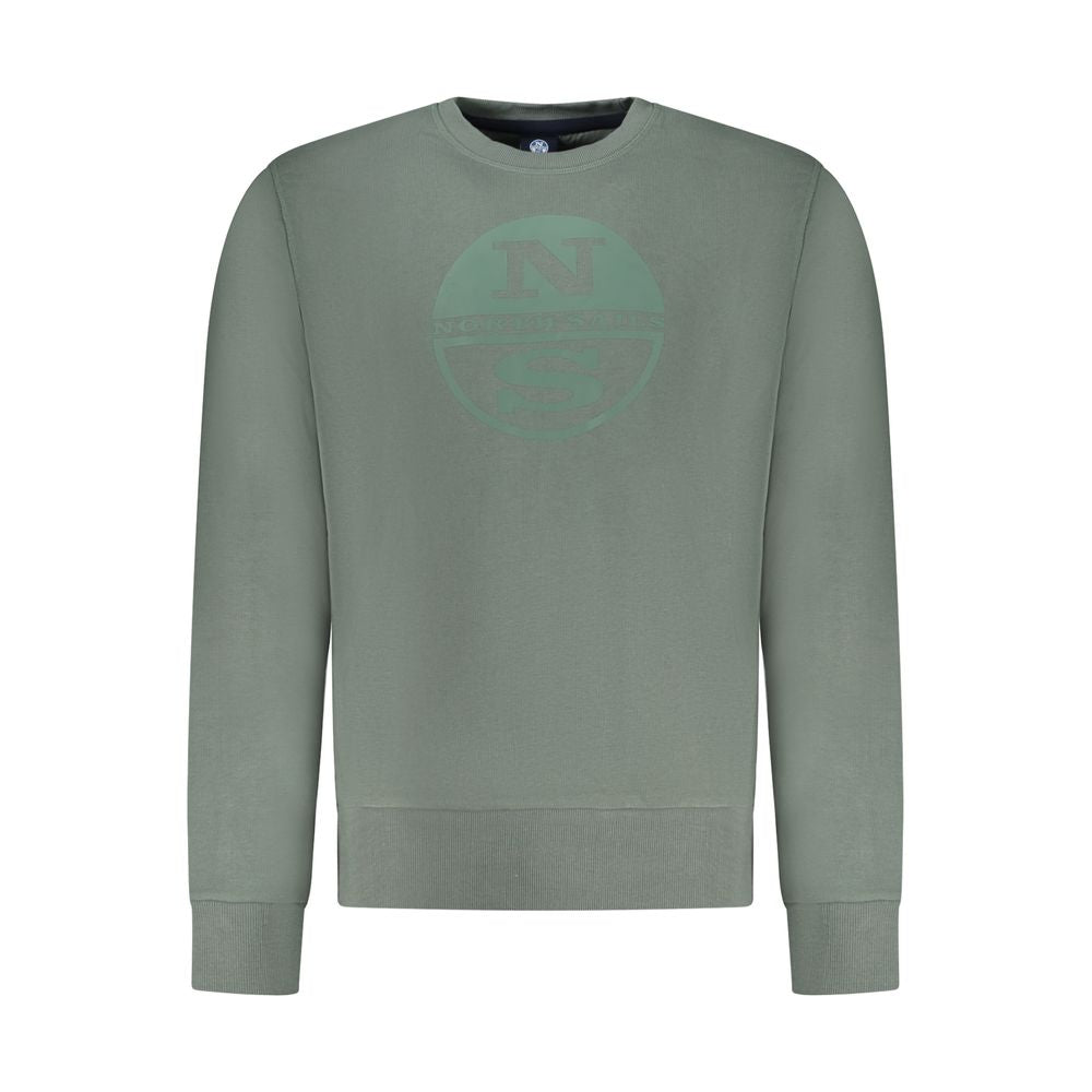North Sails Verde Cotton Men Sweatshirt - Luxe Nova