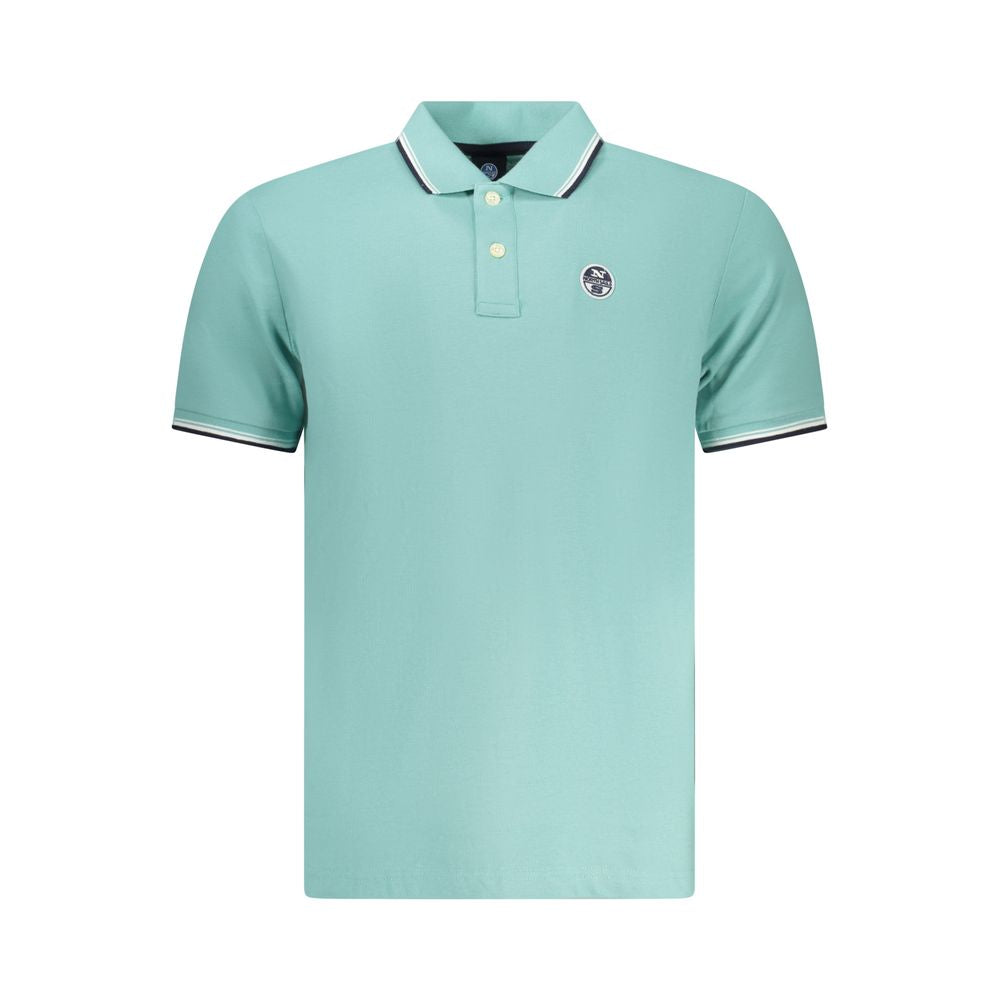 North Sails Azzurro Cotton Men Polo - Luxe Nova