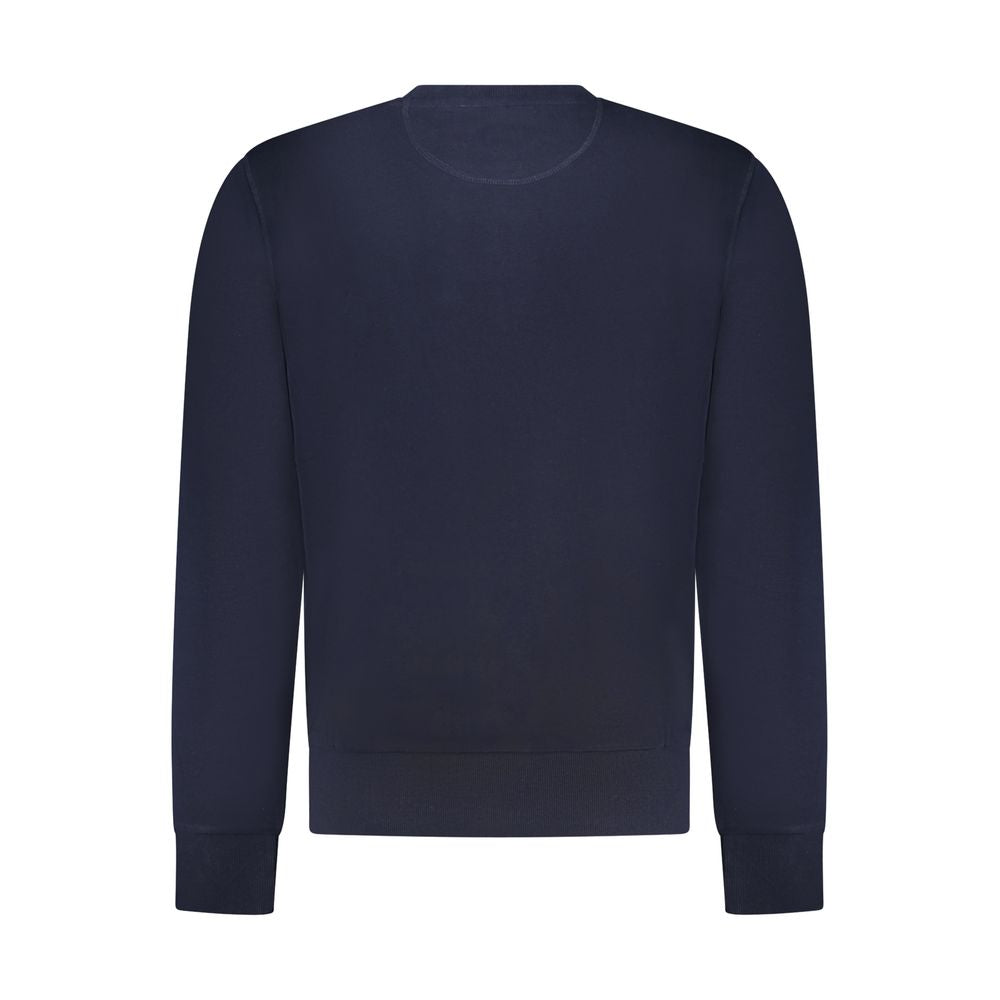 North Sails Blue Cotton Men Sweatshirt - Luxe Nova