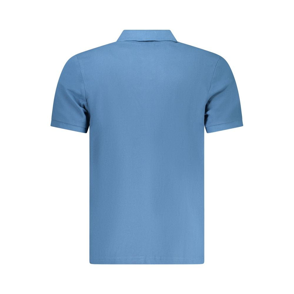 North Sails Blue Cotton Men Polo Shirt - Luxe Nova