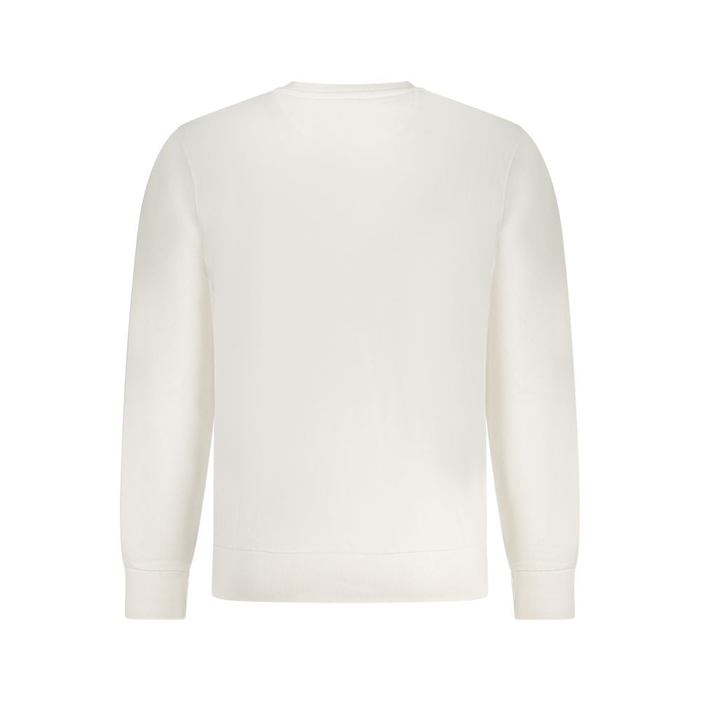 North Sails White Cotton Mens Sweatshirt - Luxe Nova