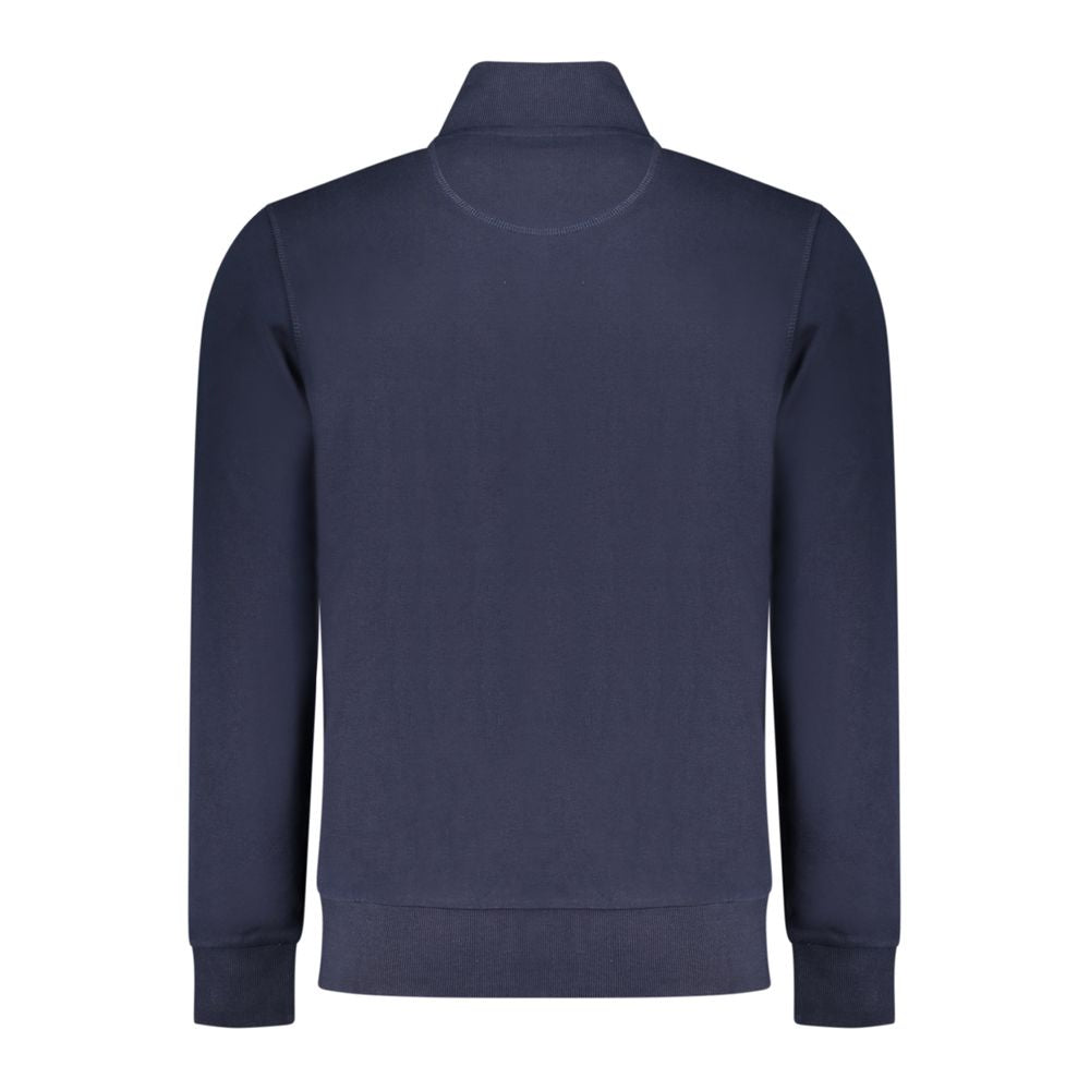 North Sails Blue Cotton Men Sweatshirt - Luxe Nova