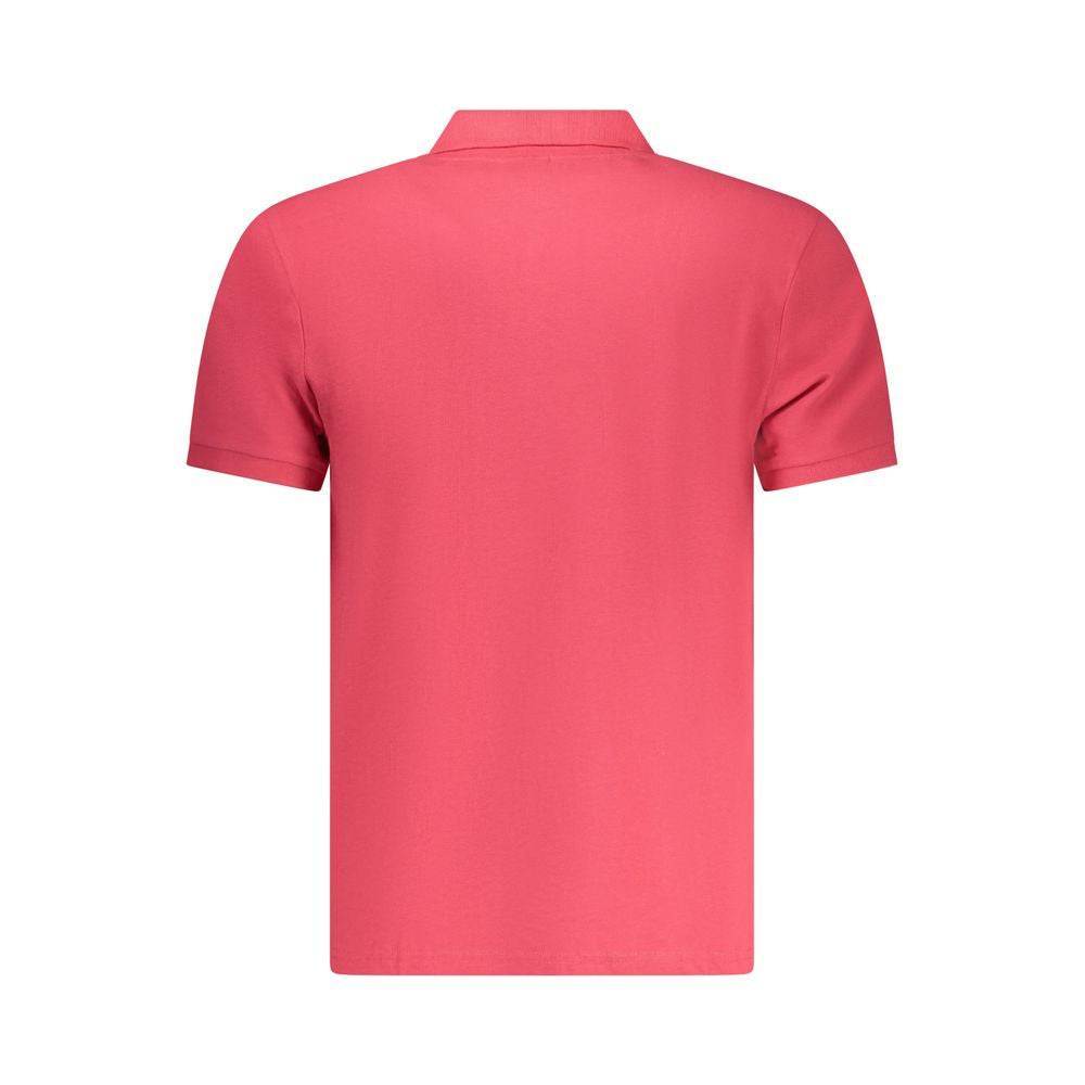 North Sails Red Cotton Men Polo Shirt - Luxe Nova