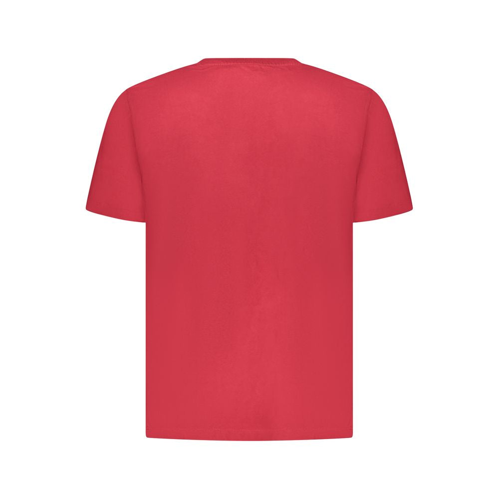 Pepe Jeans Red Cotton Men T-Shirt - Luxe Nova