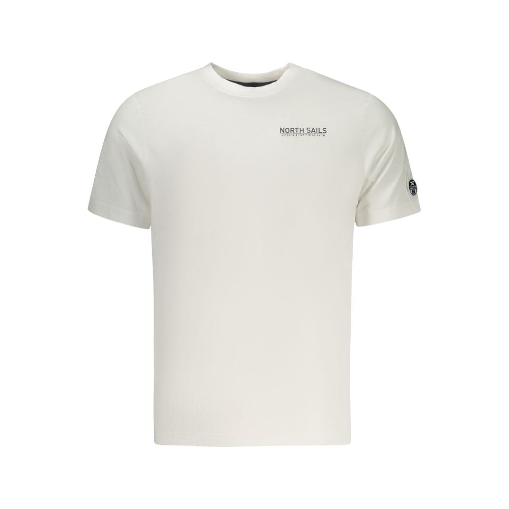 North Sails White Cotton Men T-Shirt - Luxe Nova