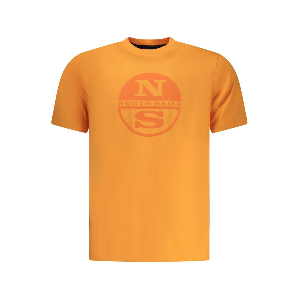 North Sails Arancione Cotton Men's T-Shirt - Luxe Nova