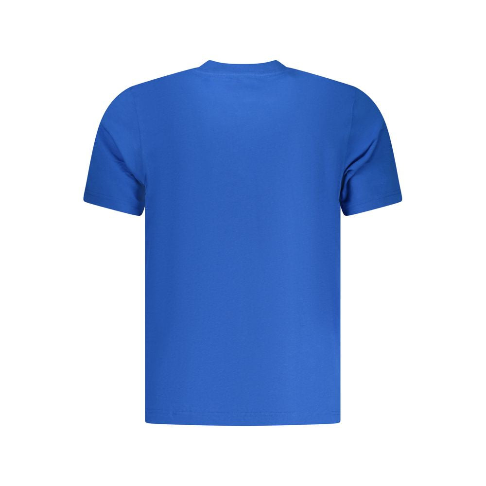 North Sails Blue Cotton Men T-Shirt - Luxe Nova
