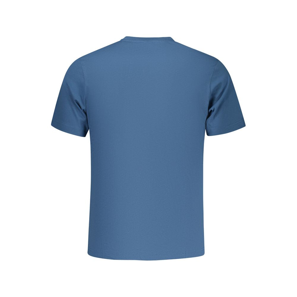 North Sails Blue Cotton Men T-Shirt - Luxe Nova