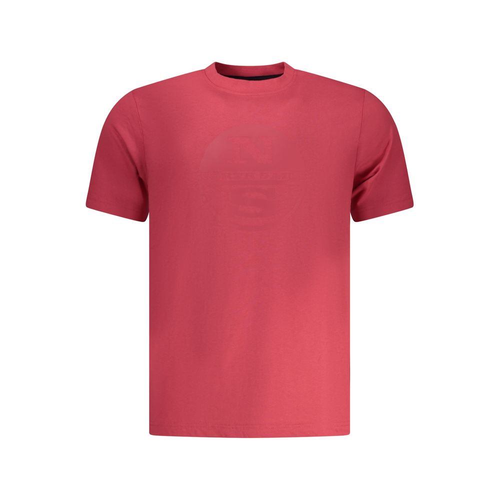 North Sails Rosso Cotton Men T-Shirt - Luxe Nova