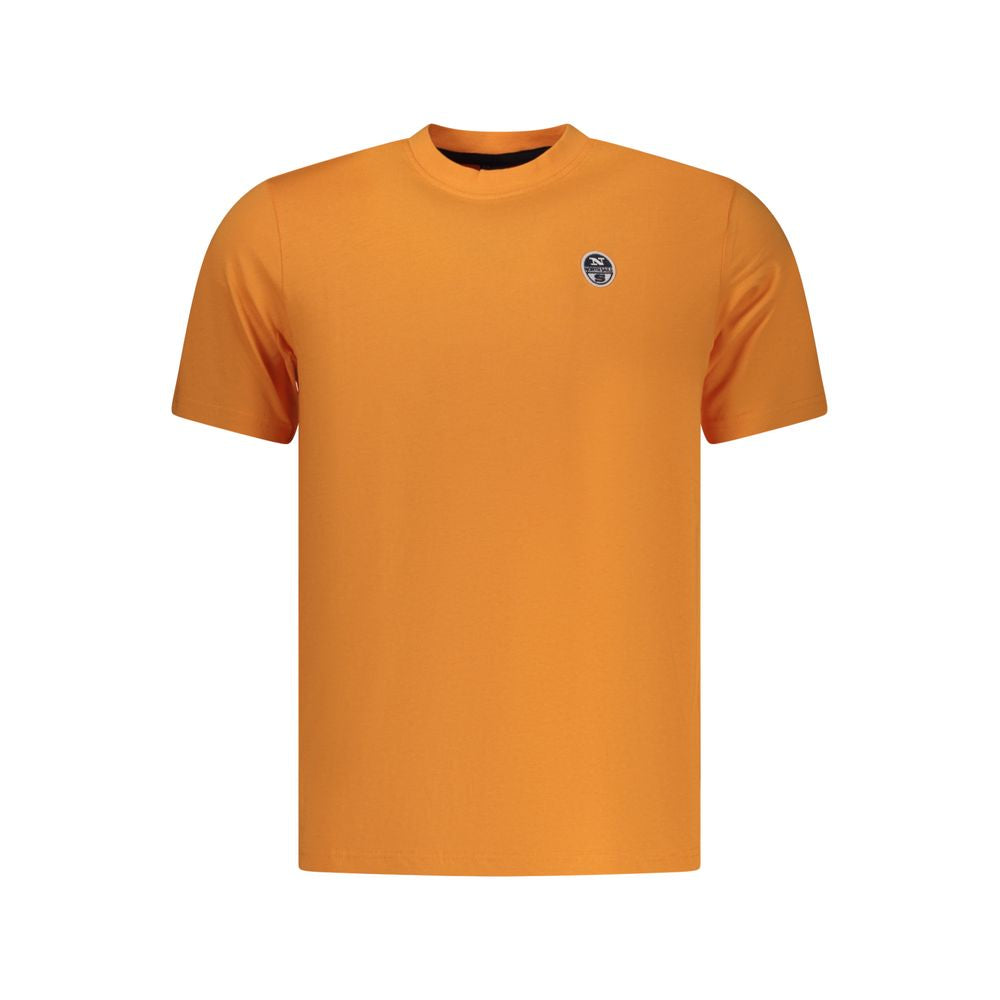 North Sails Arancione Cotton Mens T-Shirt - Luxe Nova