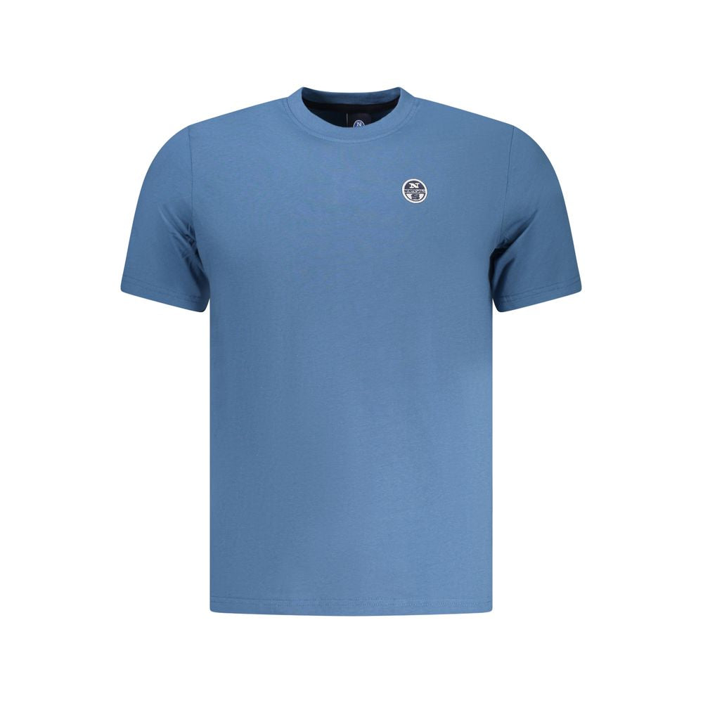 North Sails Blue Cotton Men's T-Shirt - Luxe Nova