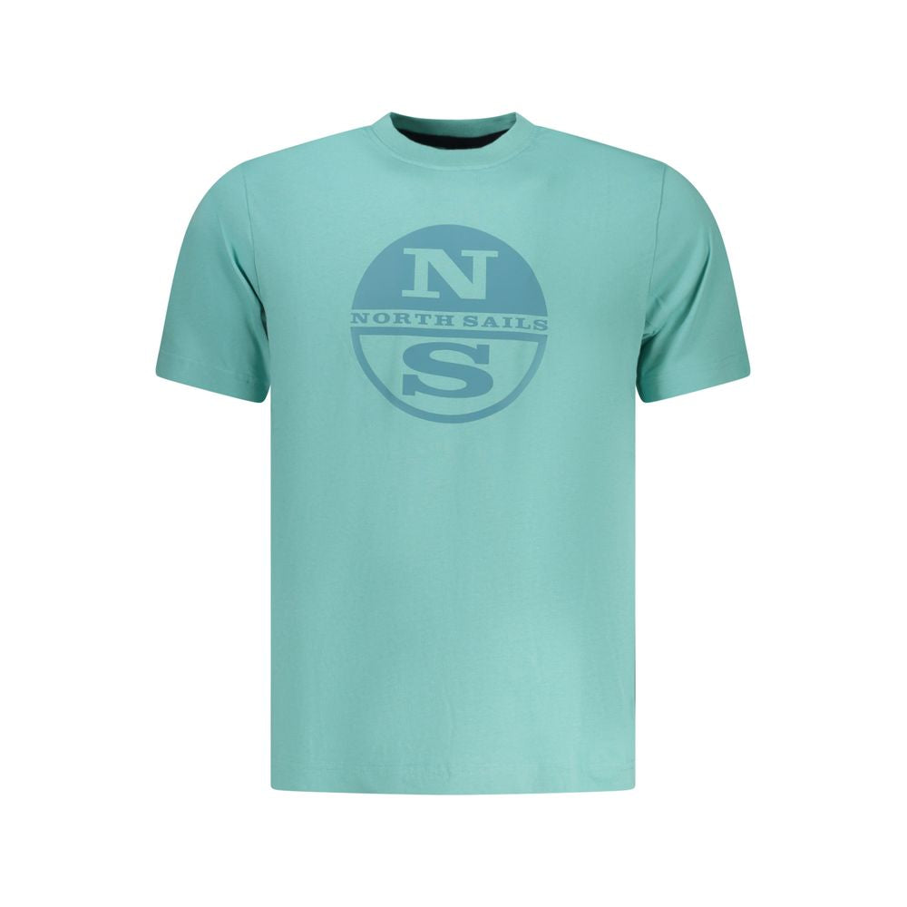 North Sails Azzurro Cotton Men T-Shirt - Luxe Nova