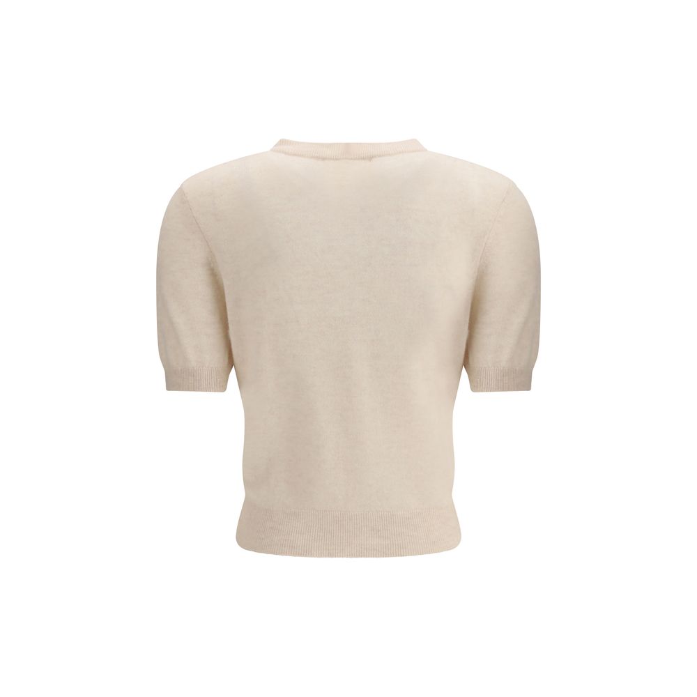 Lisa Yang Beige Cashmere Cardigan