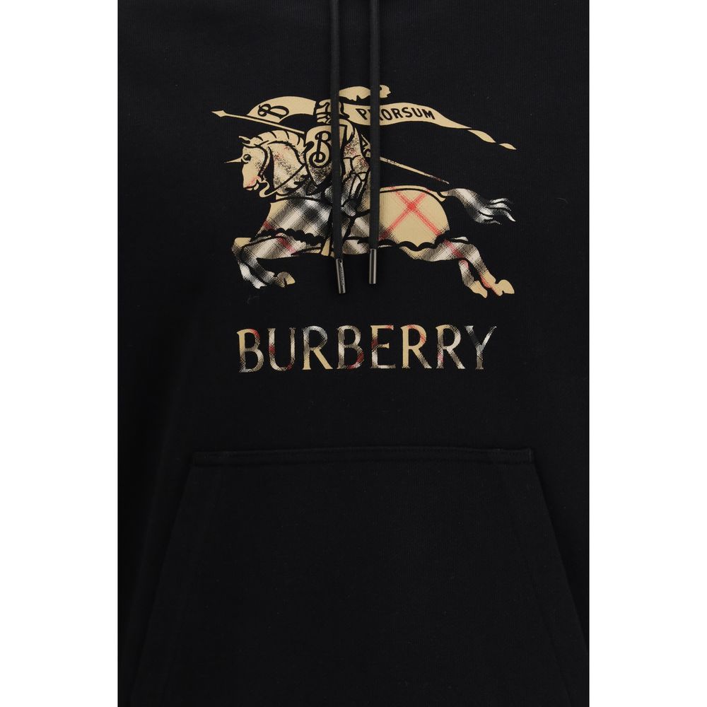 Burberry Black Cotton Sweatshirt - Luxe Nova