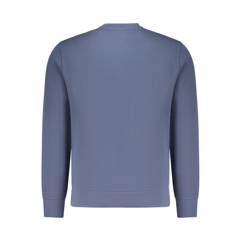 North Sails Blue Cotton Men Sweatshirt - Luxe Nova