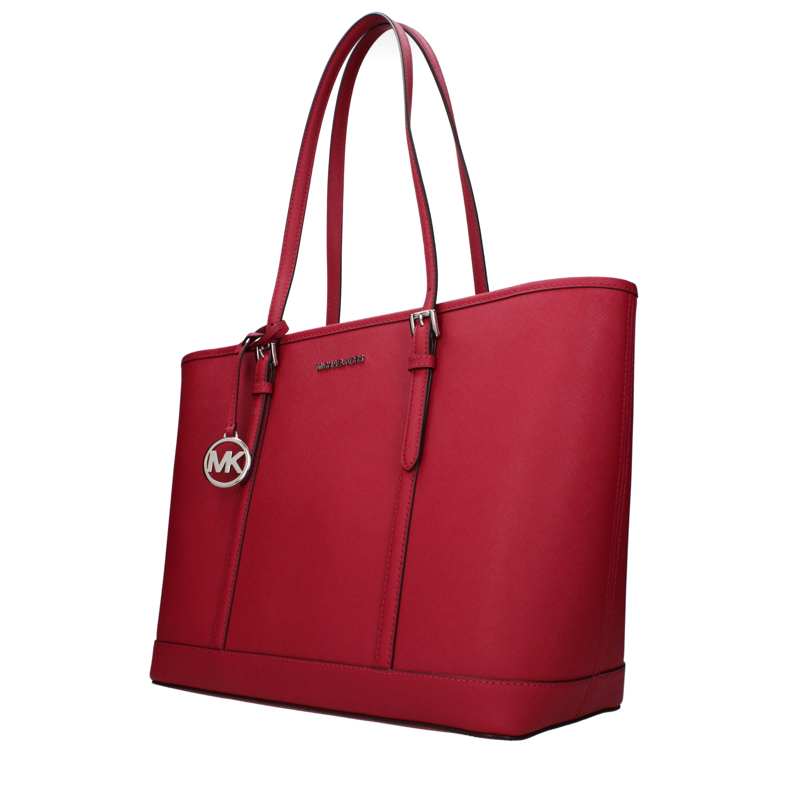 Michael Kors Red Leather Shoulder Bag - Luxe Nova