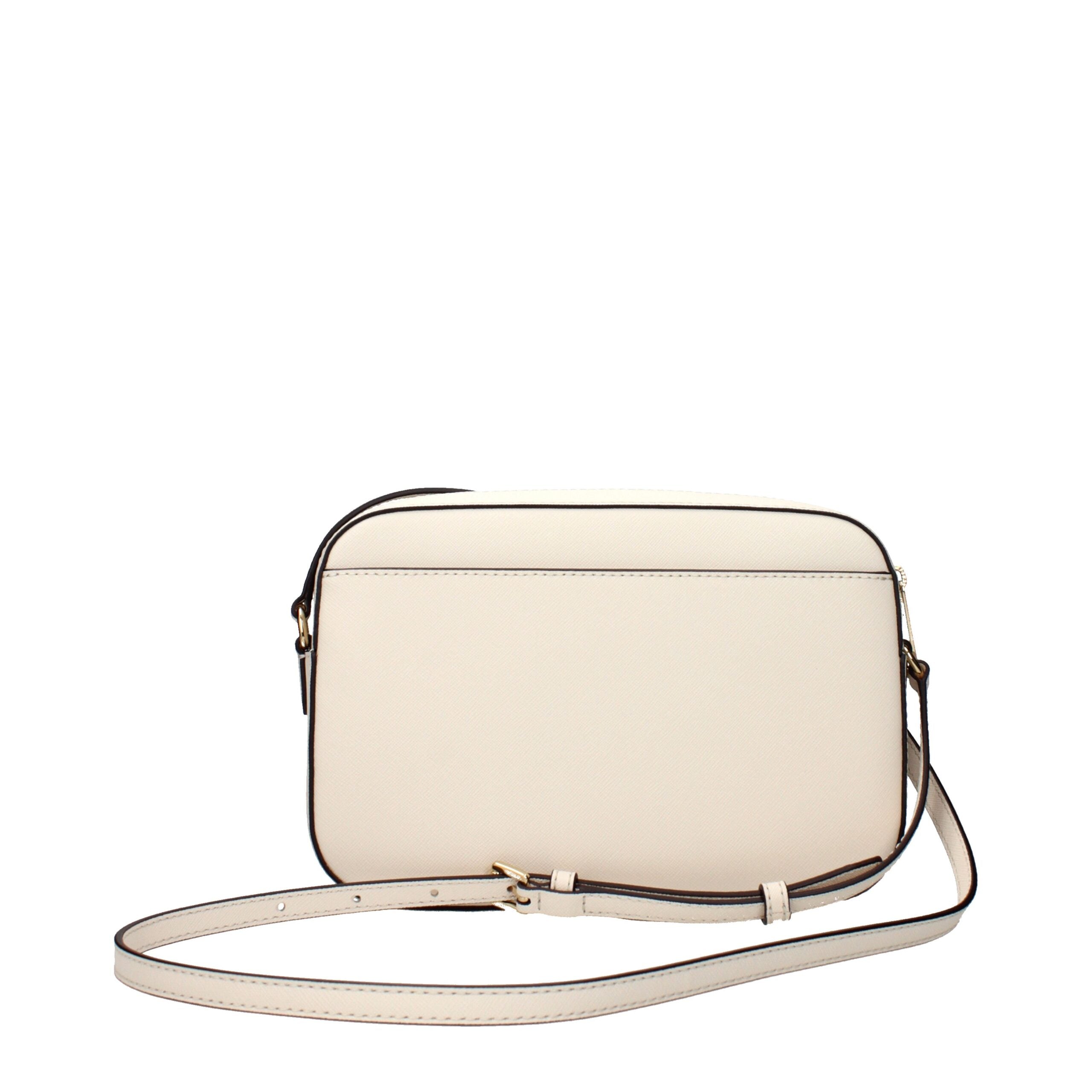 Michael Kors Beige Leather Crossbody Bag - Luxe Nova