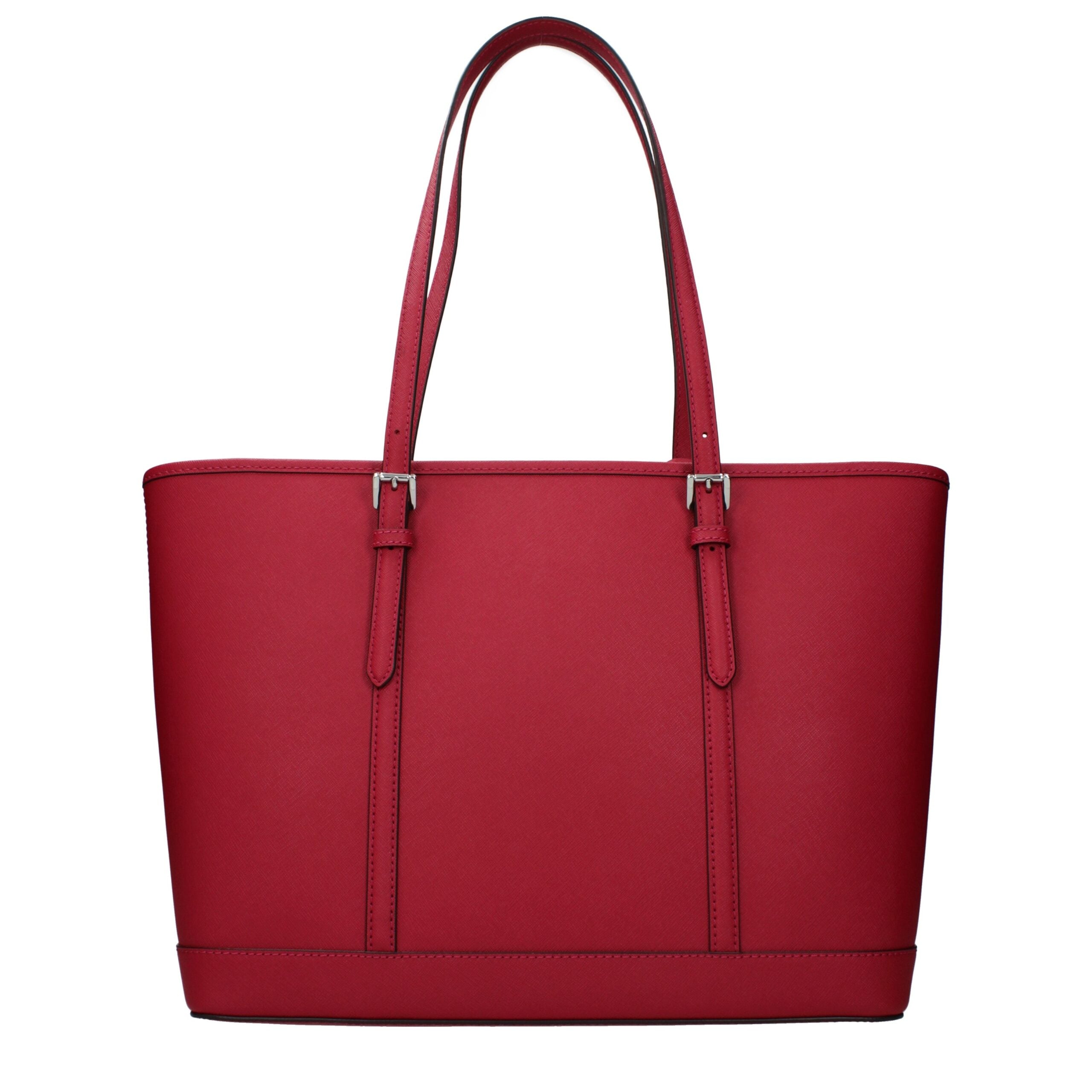 Michael Kors Red Leather Shoulder Bag - Luxe Nova