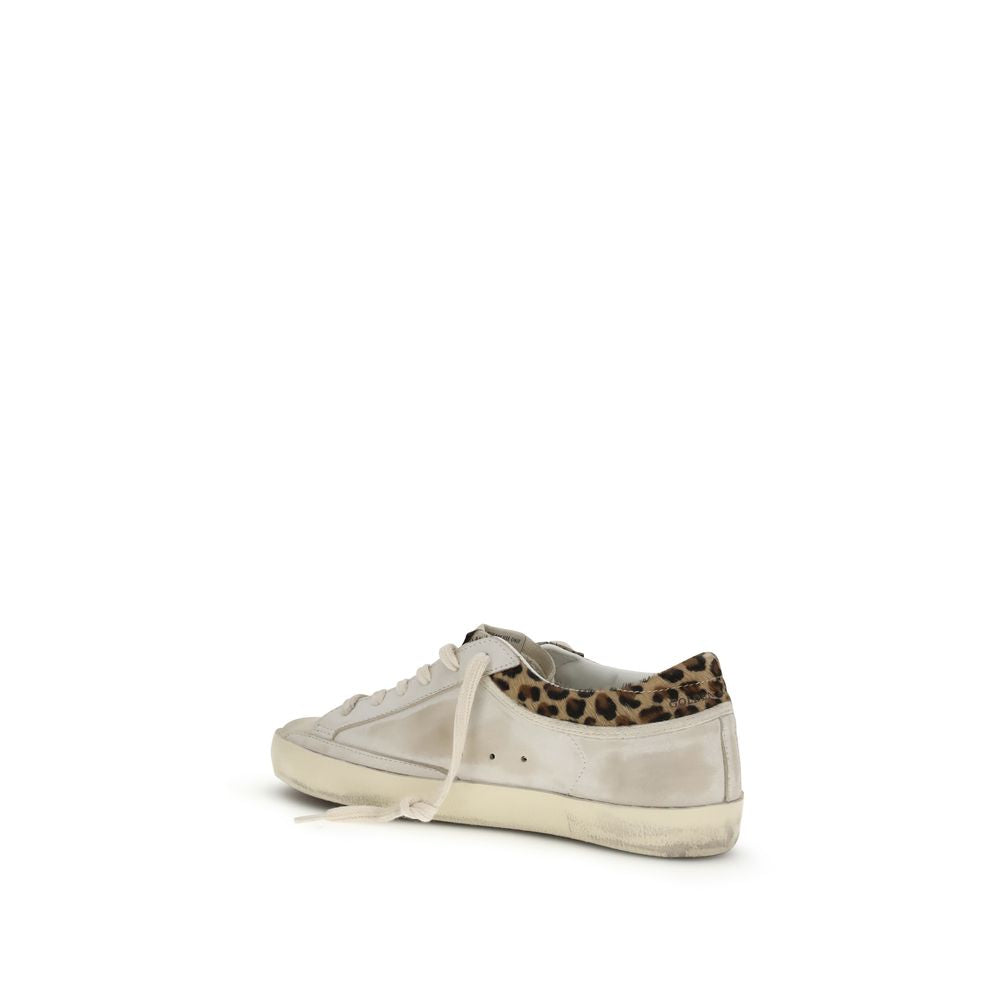 Golden Goose White Calf Leather Bos Taurus Low Top Sneakers - Luxe Nova