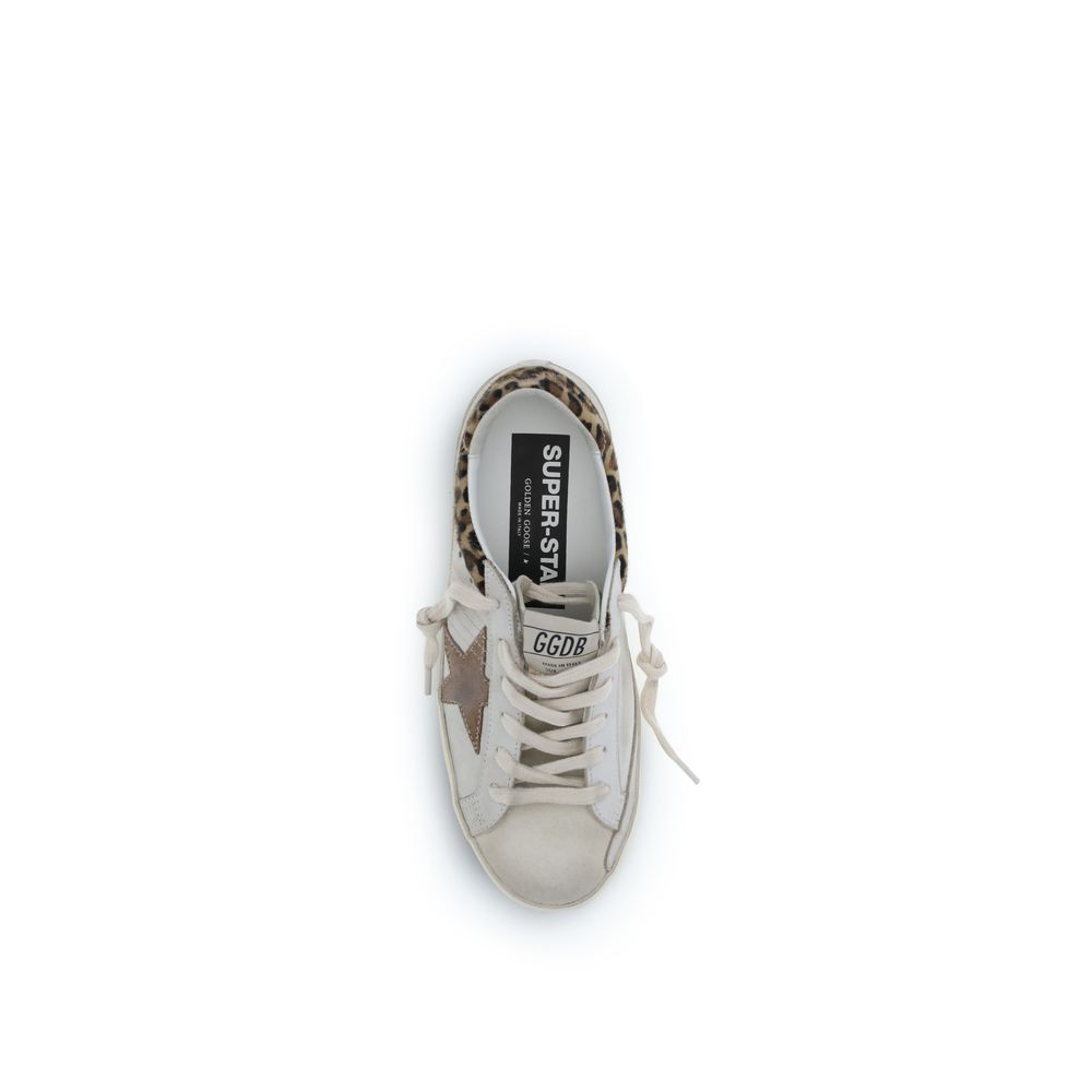 Golden Goose White Calf Leather Bos Taurus Low Top Sneakers - Luxe Nova
