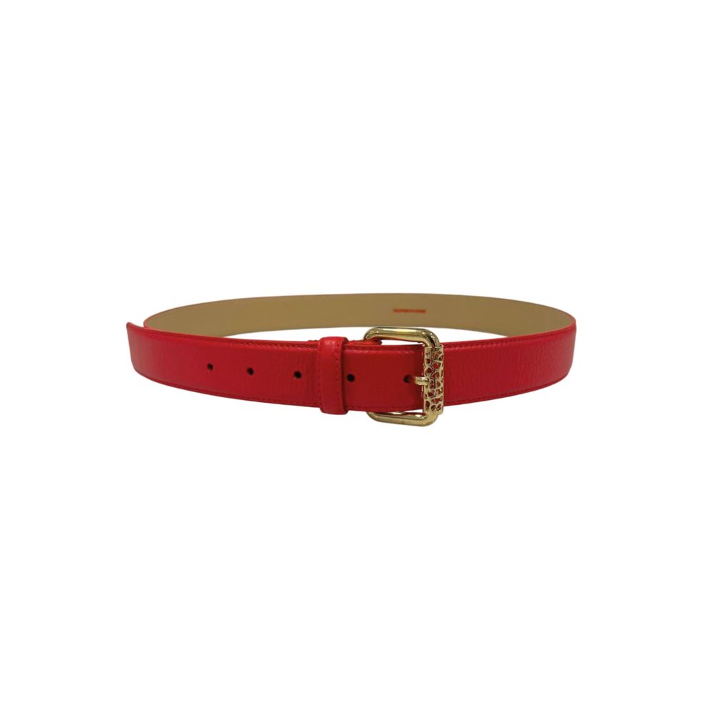 Borbonese Red Leather Women Belt