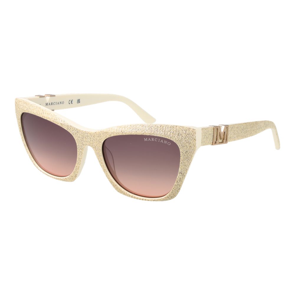 Marciano by Guess Beige Acetate Sunglasses - Luxe Nova