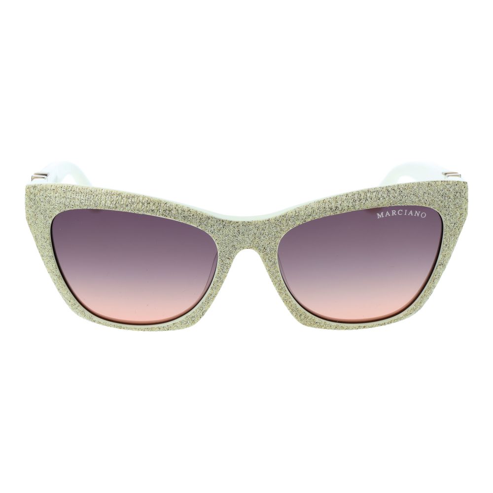 Marciano by Guess Beige Acetate Sunglasses - Luxe Nova