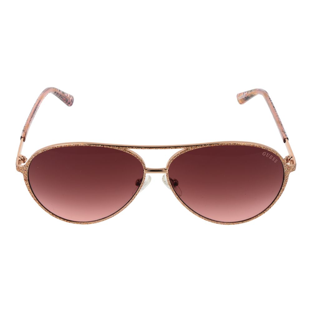 Guess Rose Gold Metal Sunglasses - Luxe Nova