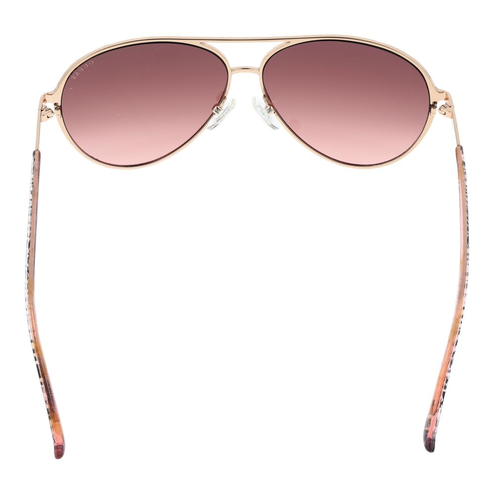 Guess Rose Gold Metal Sunglasses - Luxe Nova