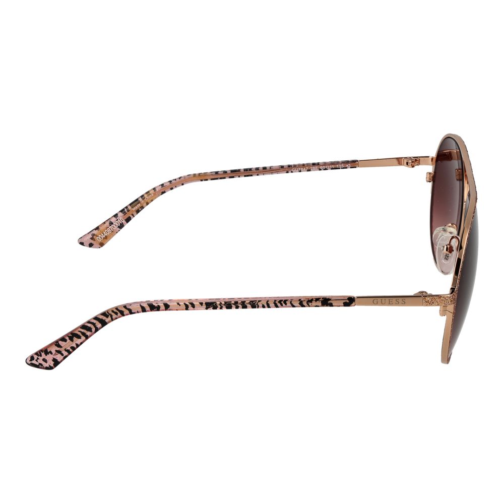 Guess Rose Gold Metal Sunglasses - Luxe Nova