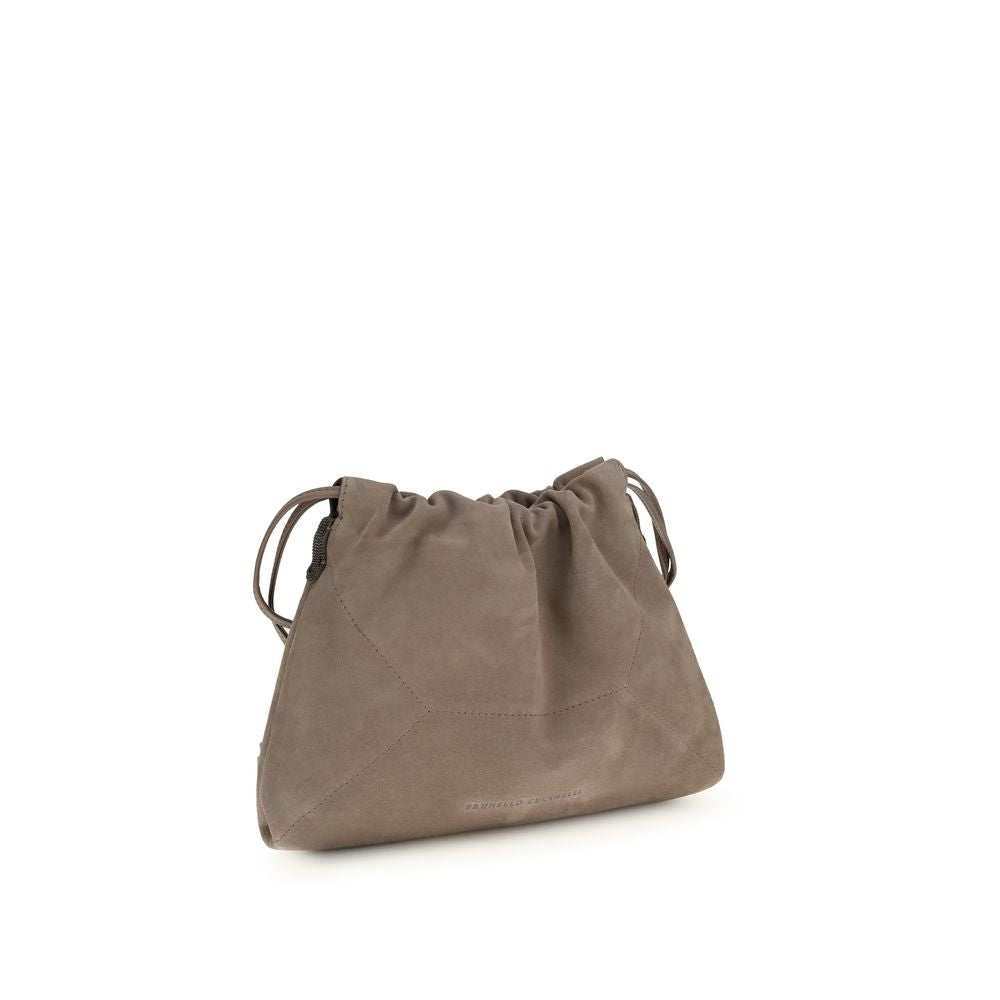 Brunello Cucinelli Beige Calf Leather Bos Taurus Clutch Bag - Luxe Nova