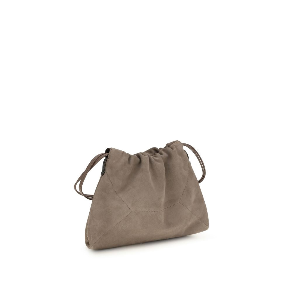 Brunello Cucinelli Beige Calf Leather Bos Taurus Clutch Bag - Luxe Nova
