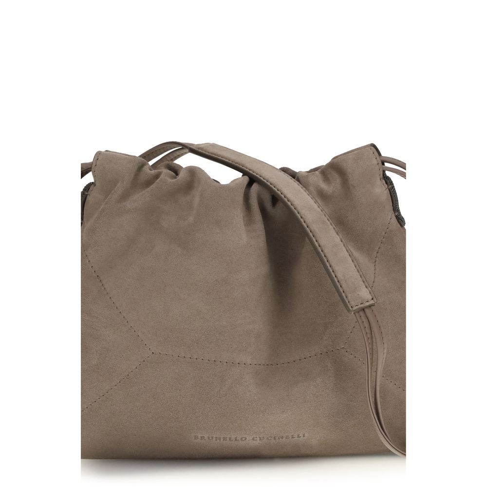Brunello Cucinelli Beige Calf Leather Bos Taurus Clutch Bag - Luxe Nova