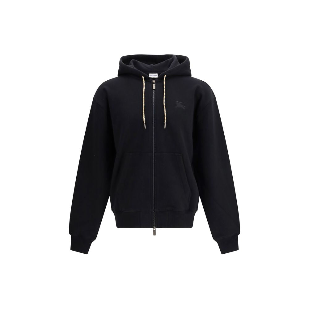 Burberry Black Cotton Sweatshirt - Luxe Nova