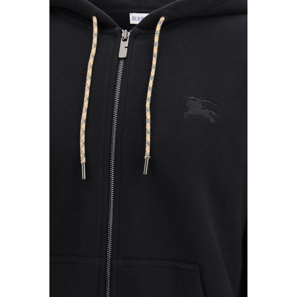 Burberry Black Cotton Sweatshirt - Luxe Nova