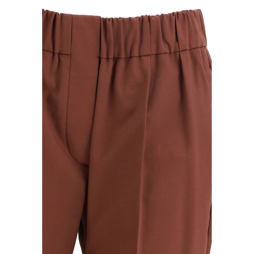 Brunello Cucinelli Multicolor Cotton Casual Pants - Luxe Nova