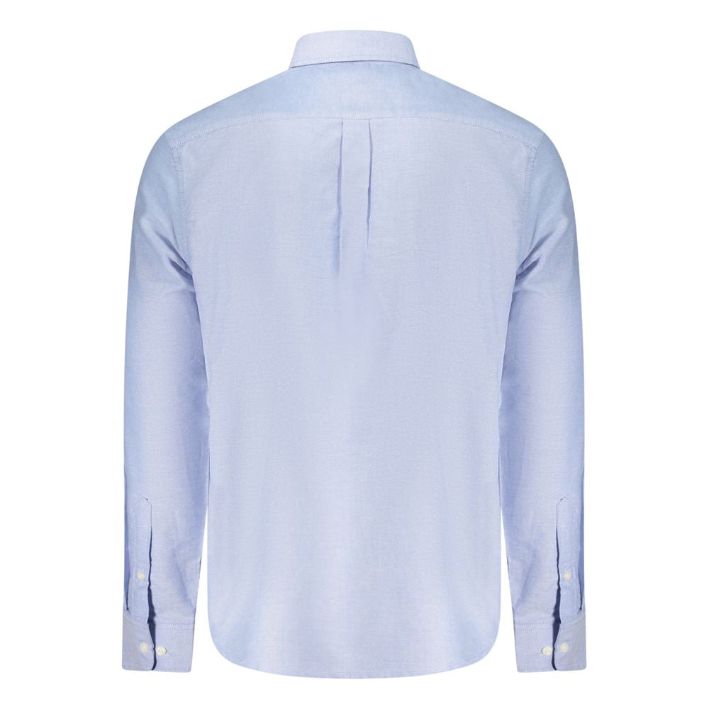 Norway 1963 Azzurro Cotton Men Shirt - Luxe Nova