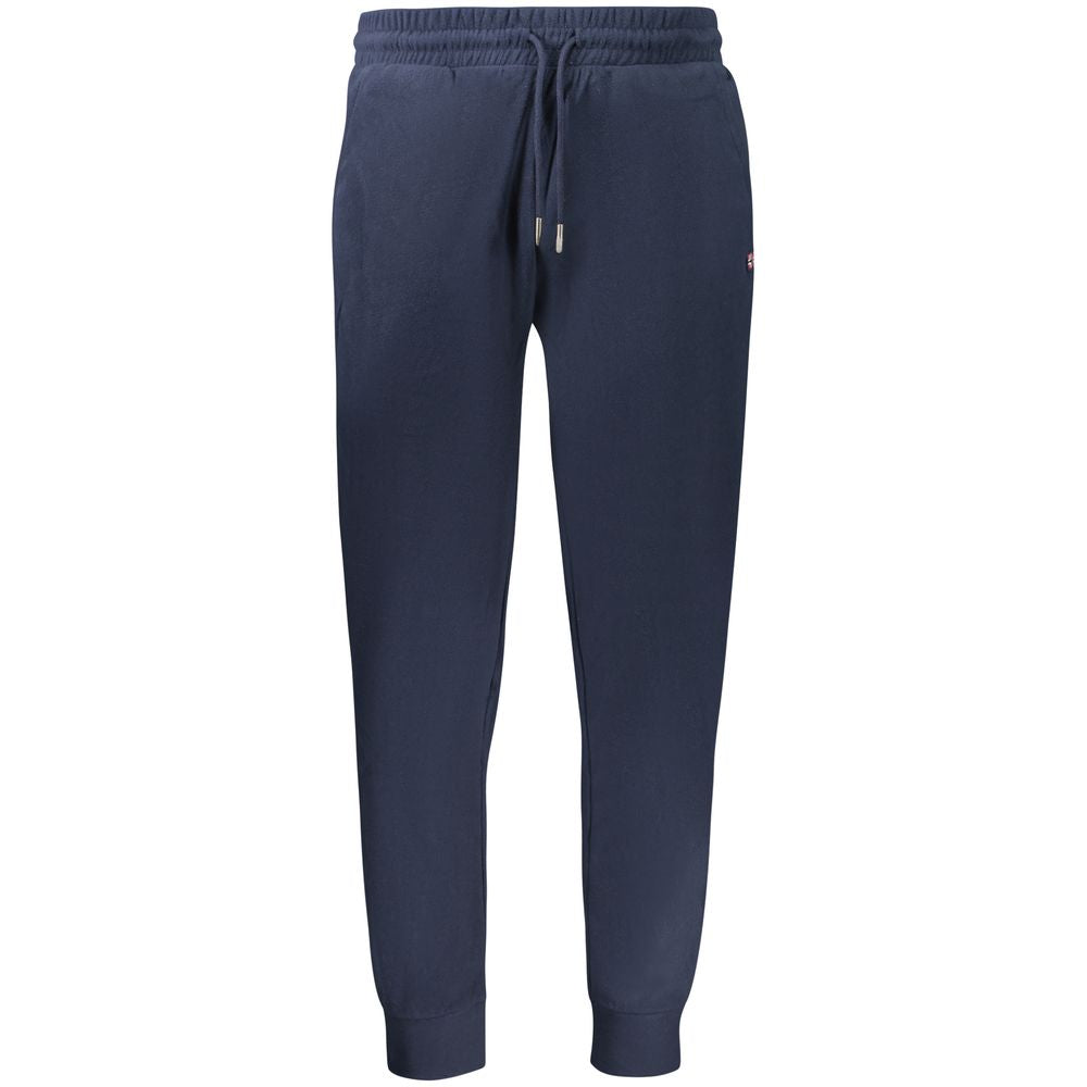 Norway 1963 Blu Polyester Men Trackpant - Luxe Nova