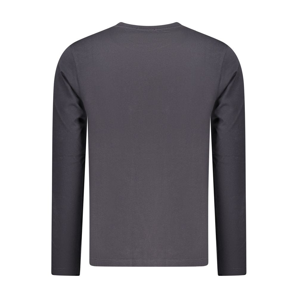 Coveri Moving Blue Cotton Men T-Shirt - Luxe Nova