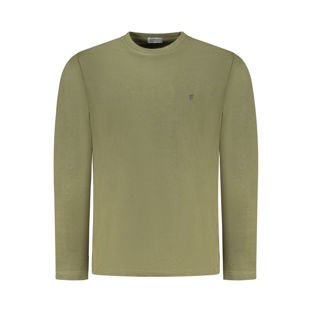 Coveri Moving "Verde Cotton Men T-Shirt" - Luxe Nova