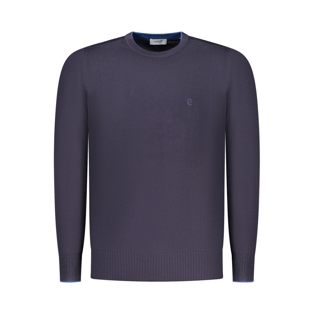 Coveri Moving Blu Viscosa Uomo Maglia - Luxe Nova