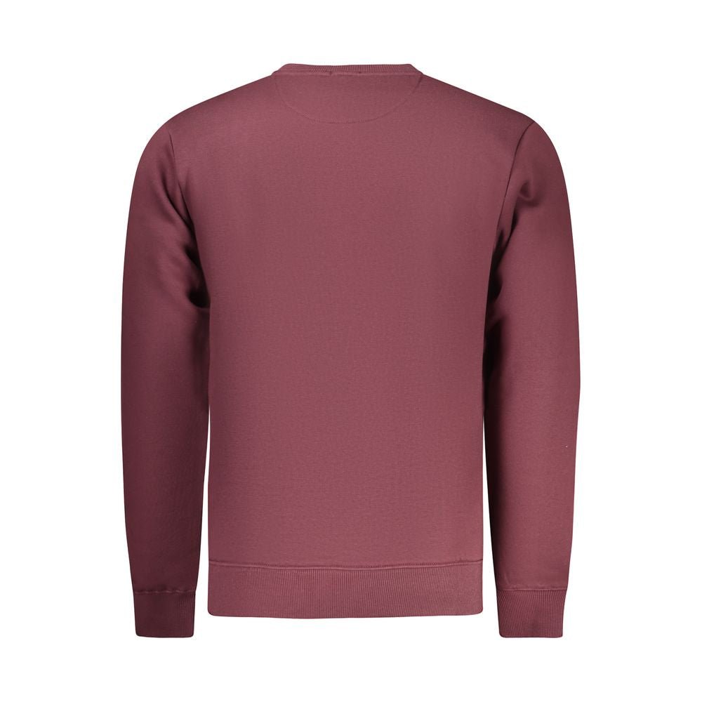 Coveri Moving Rosso Cotton Men Sweatshirt - Luxe Nova