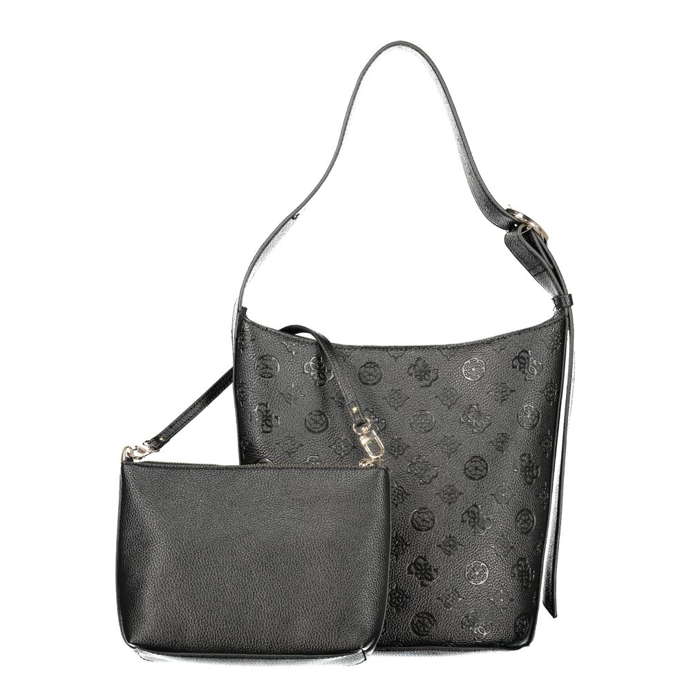 Guess Jeans "Nero Poliuretano Woman Bucket Bag"