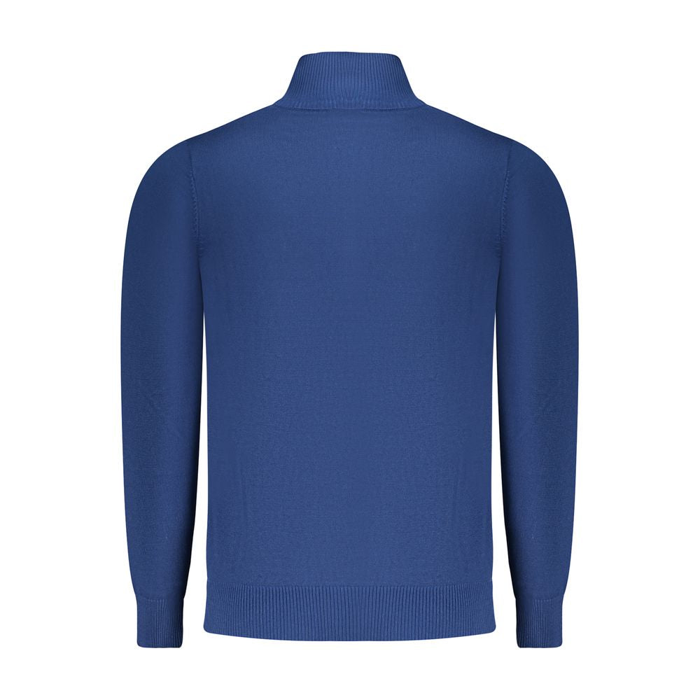 Coveri Moving Blue Viscose Men Sweater - Luxe Nova