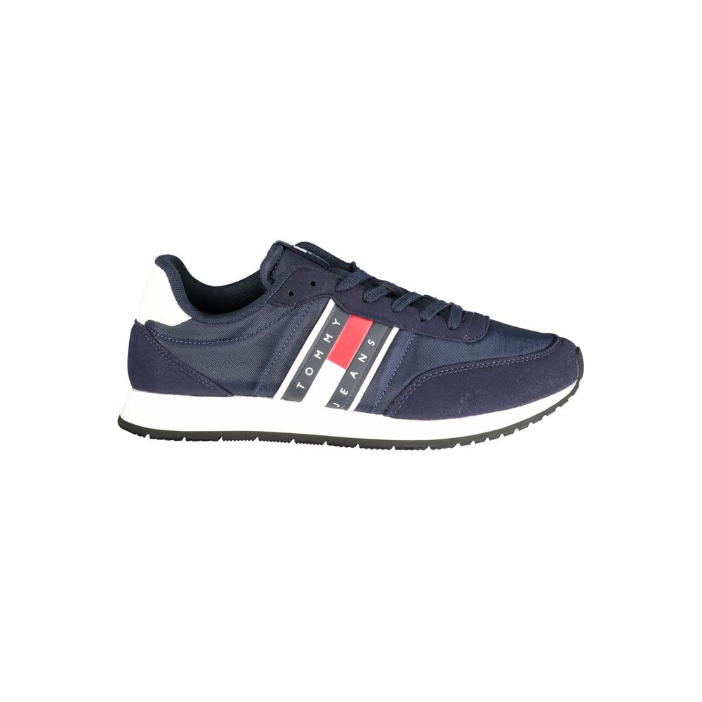 Tommy Hilfiger Blue Polyurethane Men Sneaker - Luxe Nova
